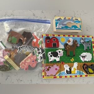 Wooden animal puzzle